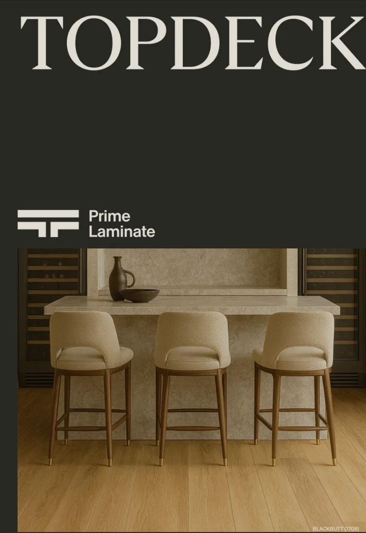Topdeck laminate floor brochure cover