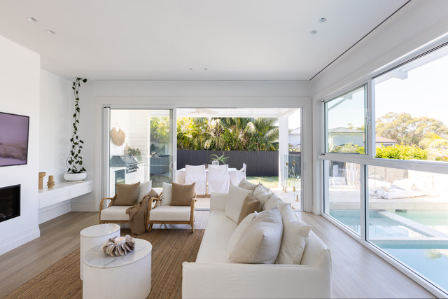 Close‑up of hybrid timber flooring